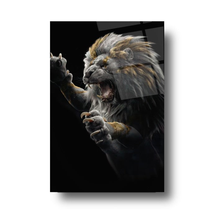 Aslan Cam Tablo