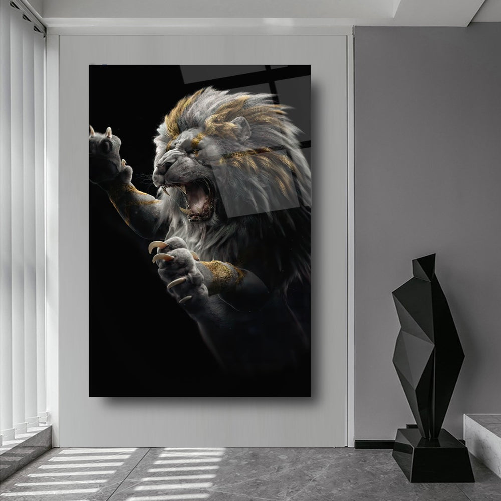 Aslan Cam Tablo