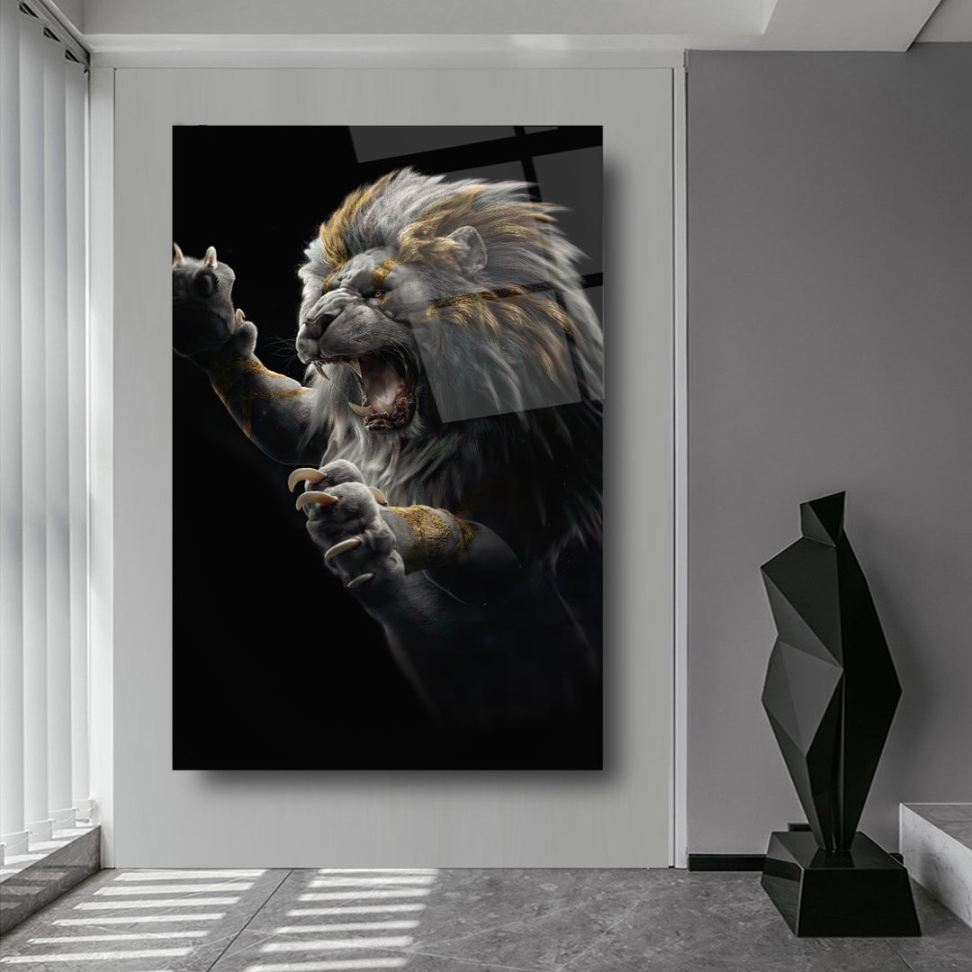 Aslan Cam Tablo