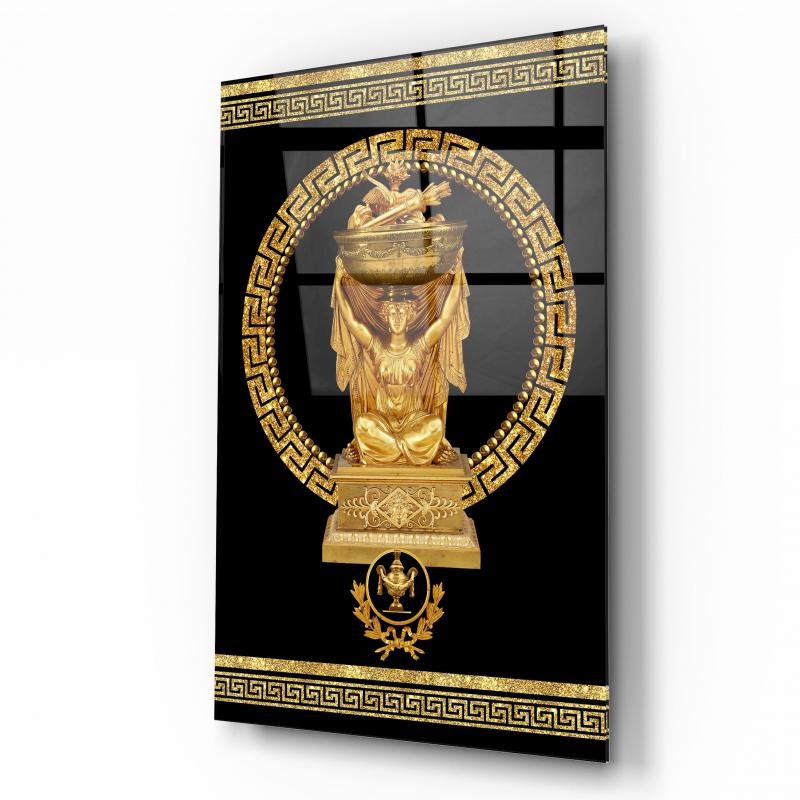 Antik Gold Cam Tablo