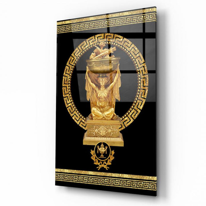Antik Gold Cam Tablo