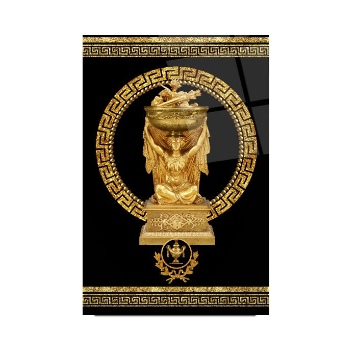 Antik Gold Cam Tablo