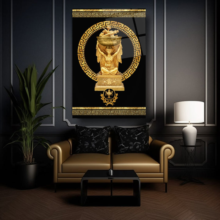 Antik Gold Cam Tablo