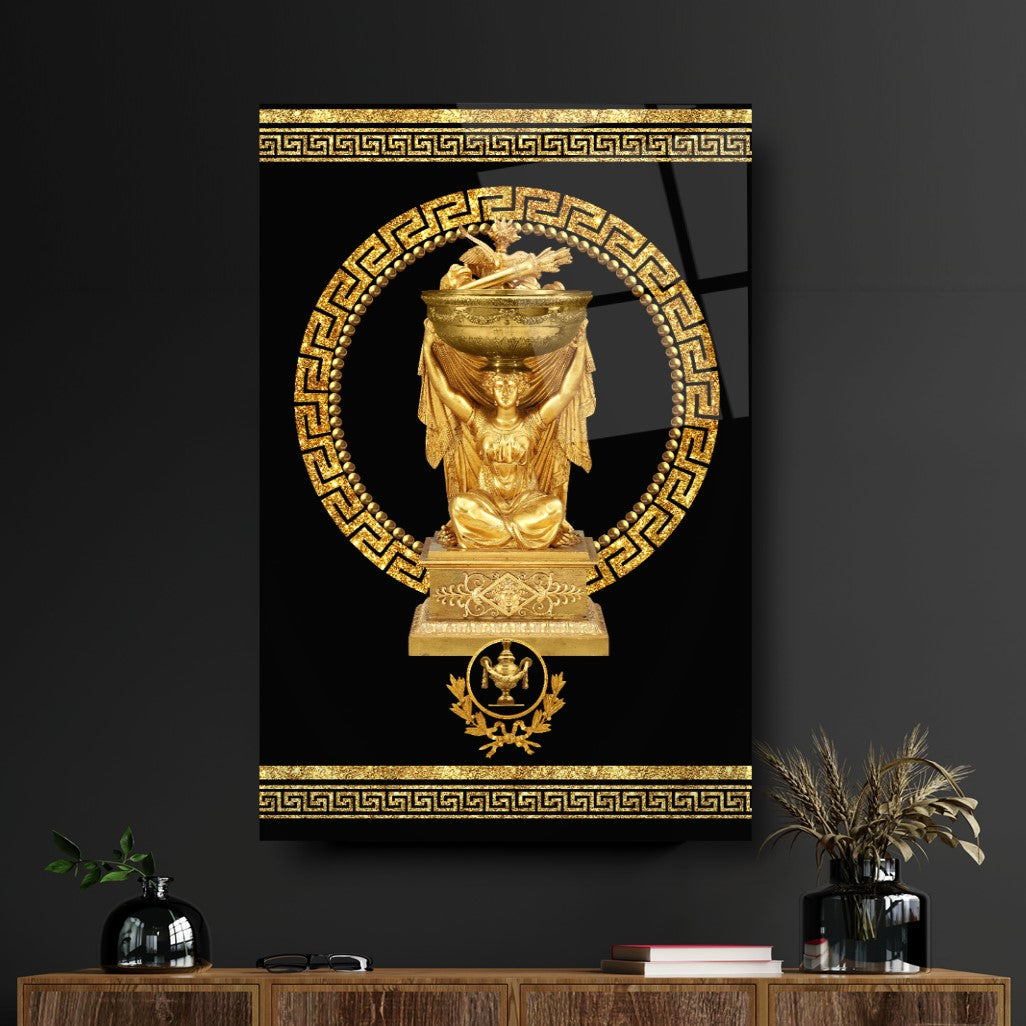 Antik Gold Cam Tablo