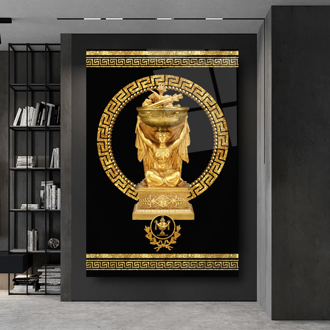 Antik Gold Cam Tablo