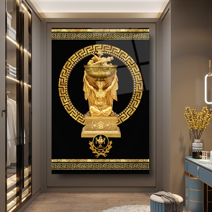 Antik Gold Cam Tablo