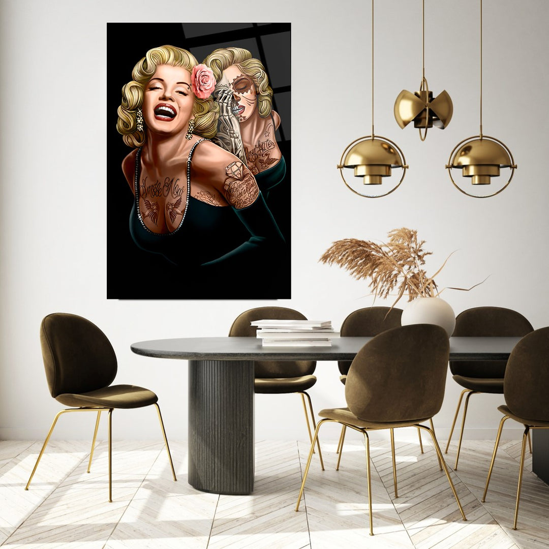 Marilyn Monroe Cam Tablo