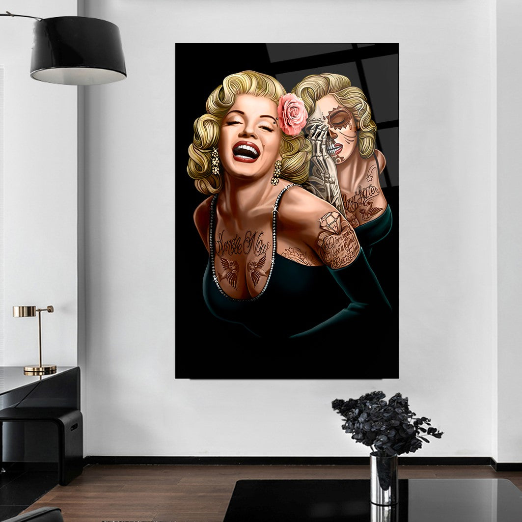 Marilyn Monroe Cam Tablo