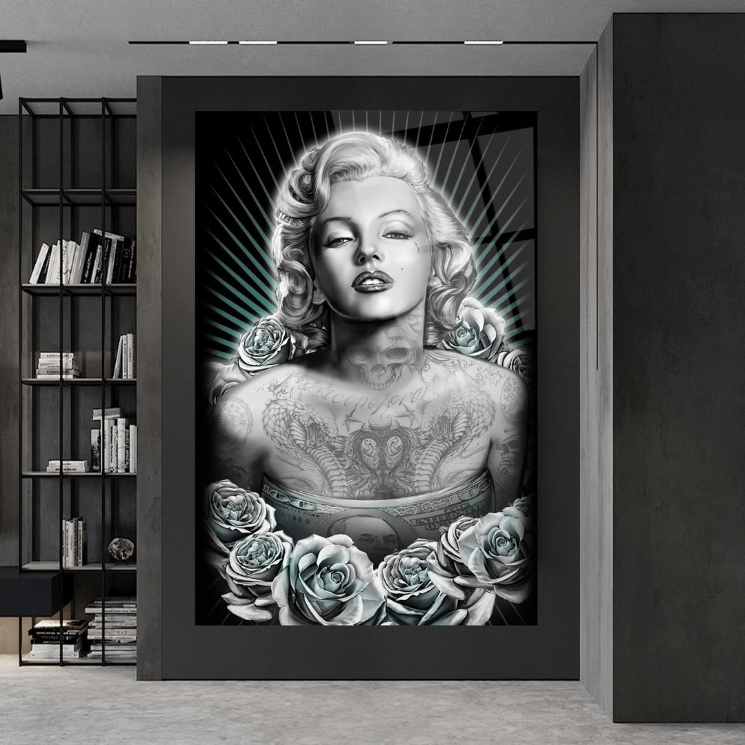 Marilyn Monroe Cam Tablo