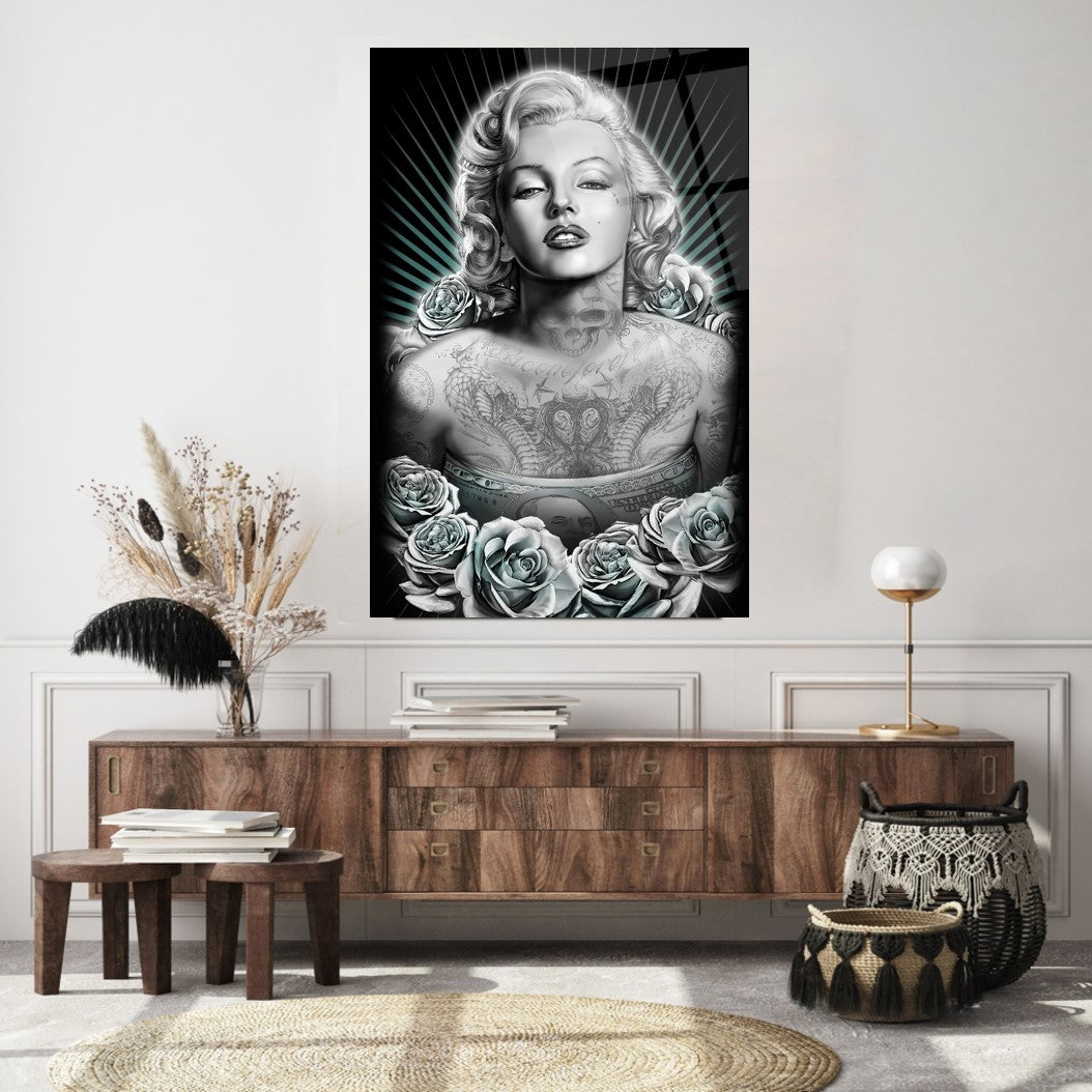 Marilyn Monroe Cam Tablo