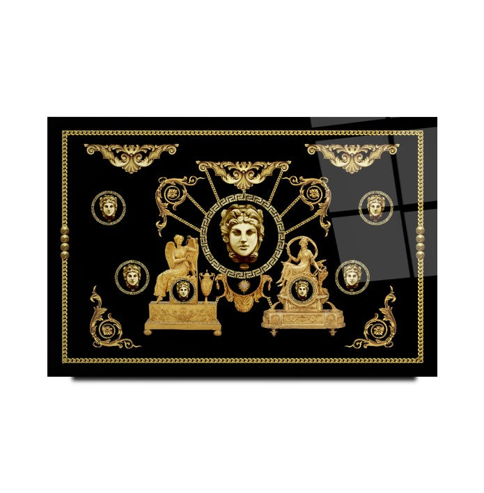 Gold Desenler Cam Tablo
