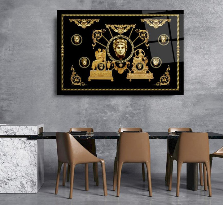 Gold Desenler Cam Tablo