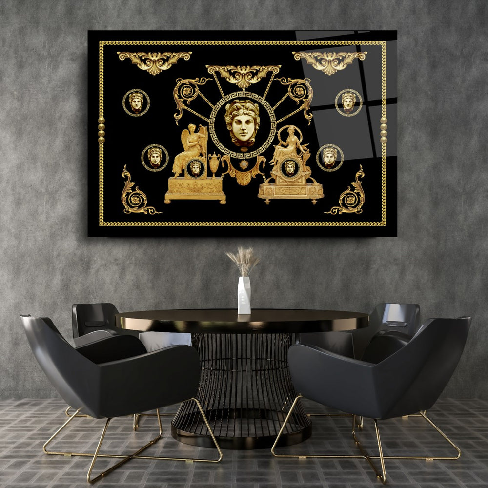 Gold Desenler Cam Tablo