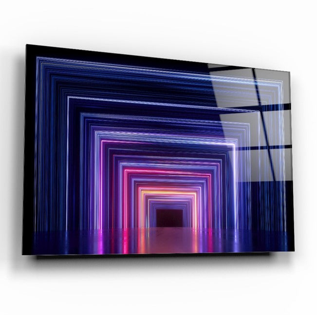 Neon Koridor Cam Tablo