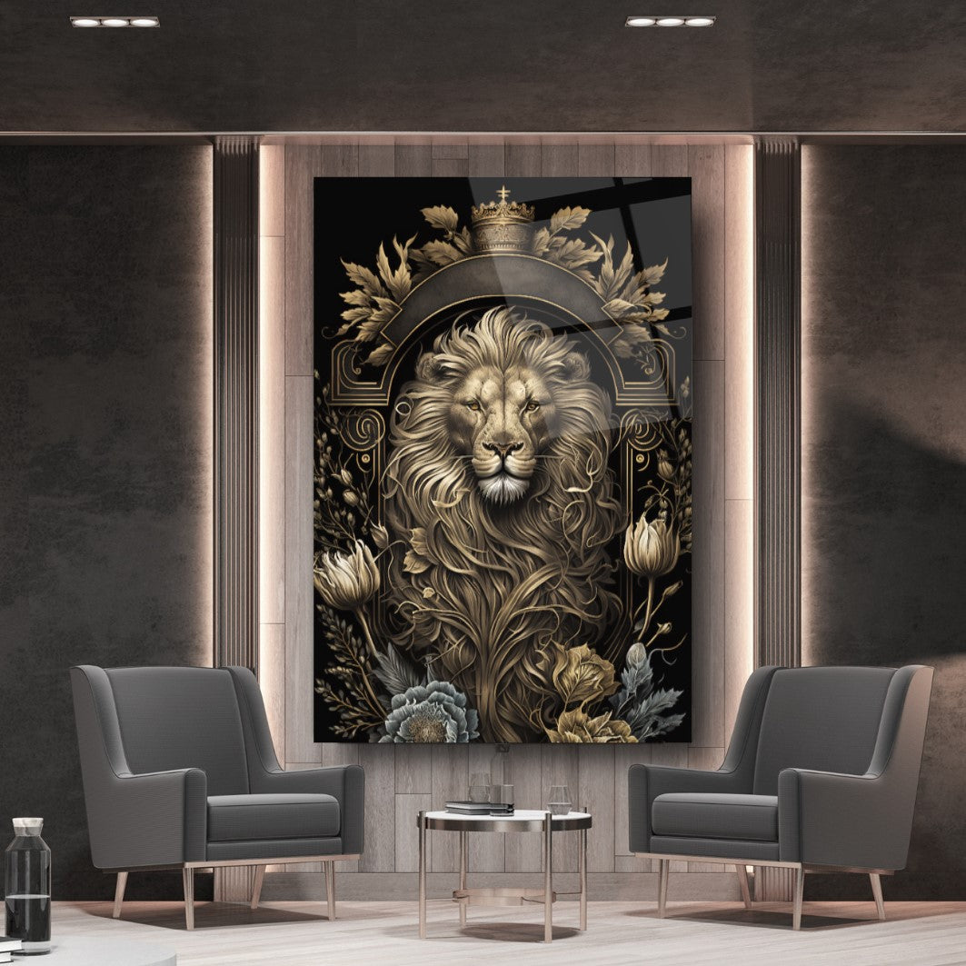 Aslan Cam Tablo