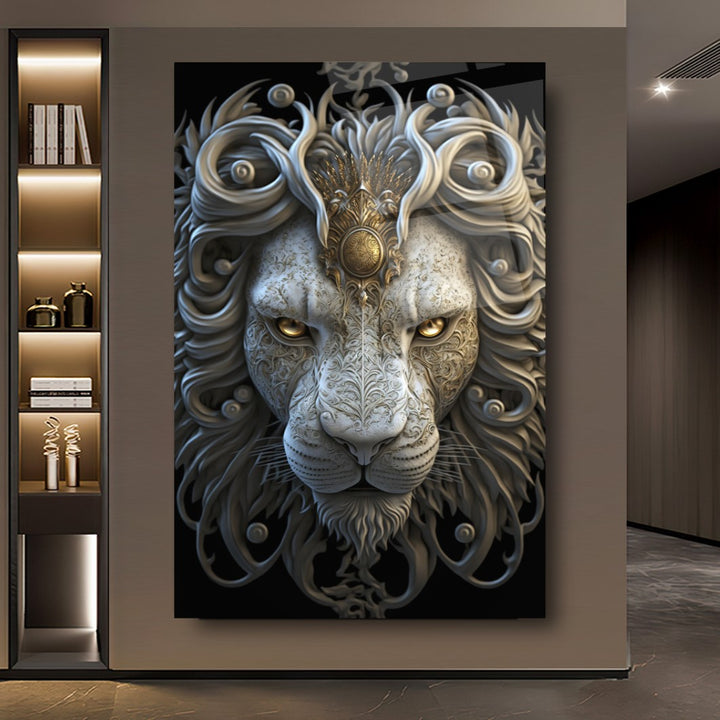 Aslan Cam Tablo