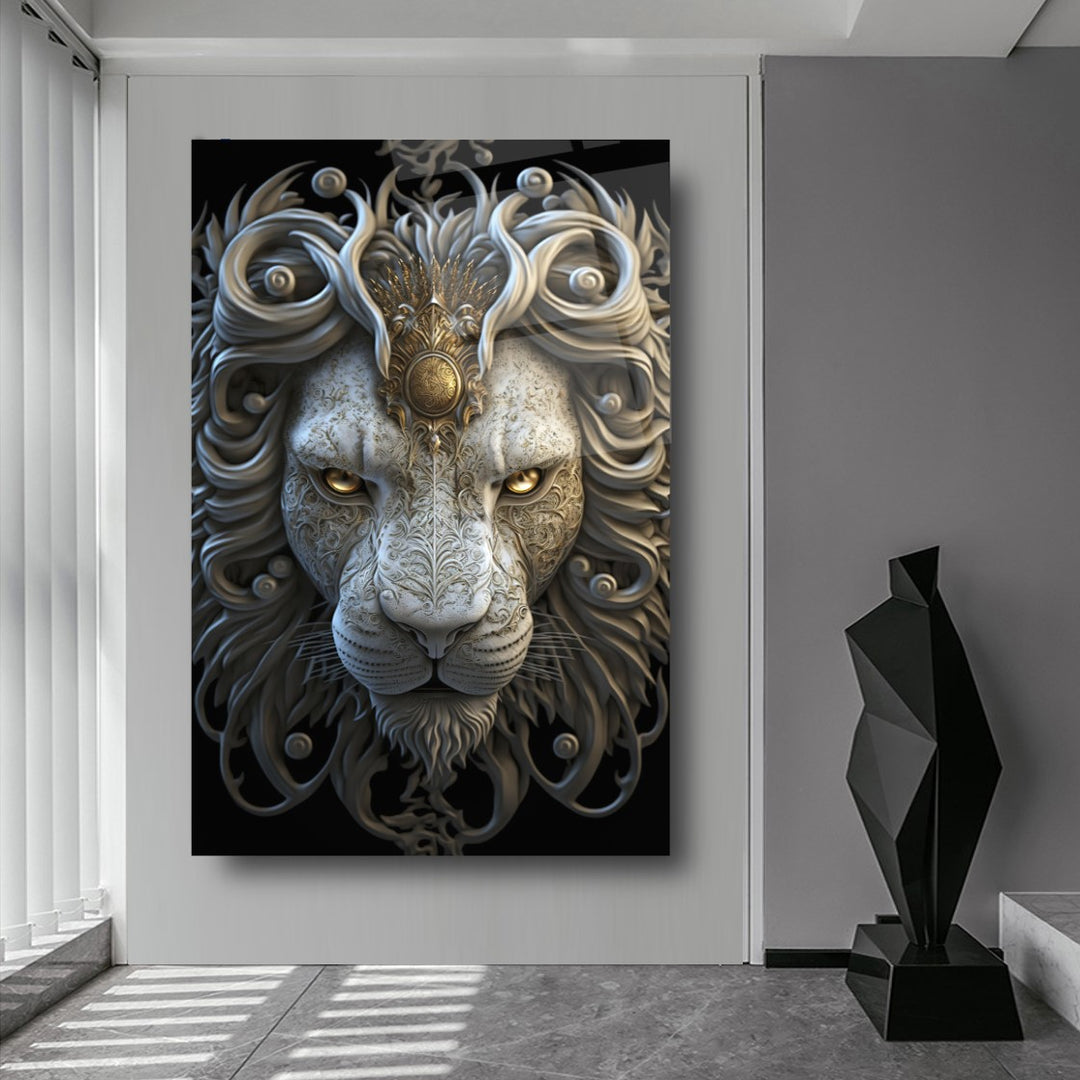 Aslan Cam Tablo