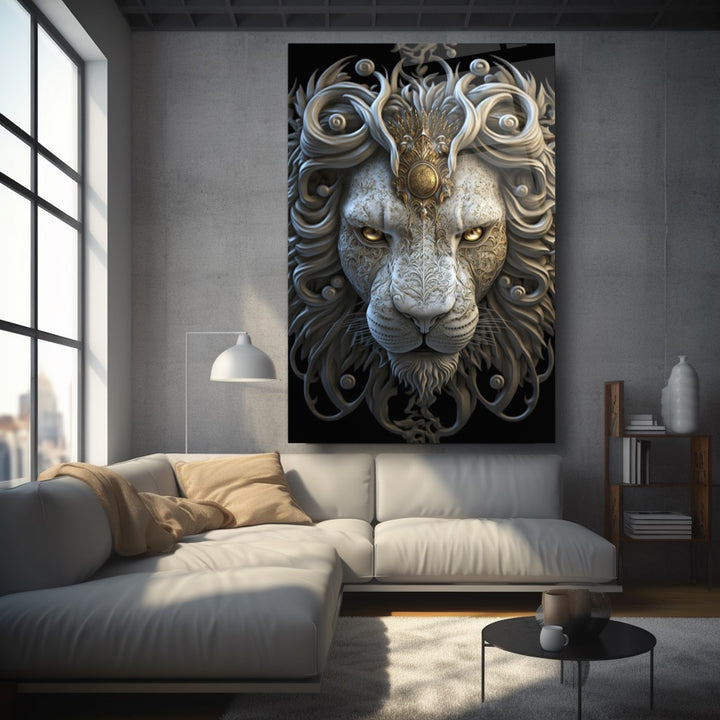 Aslan Cam Tablo