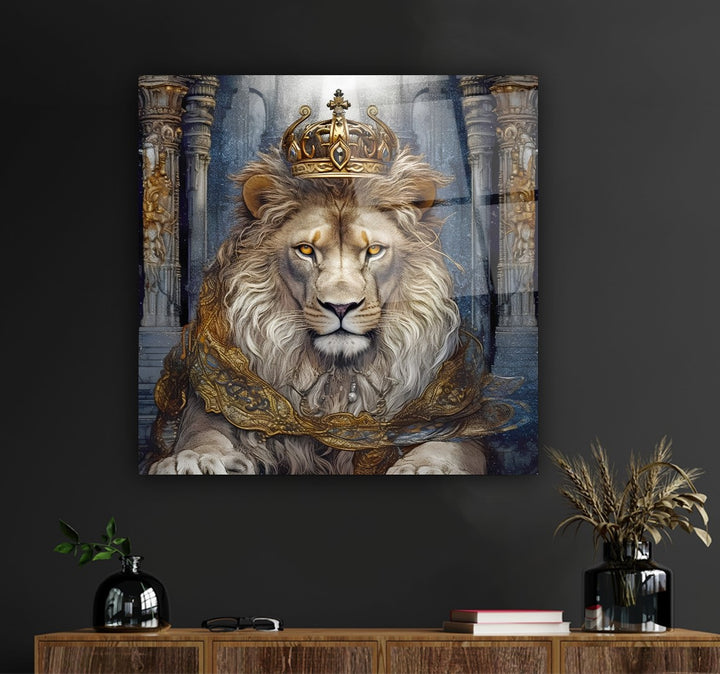 Aslan Cam Tablo