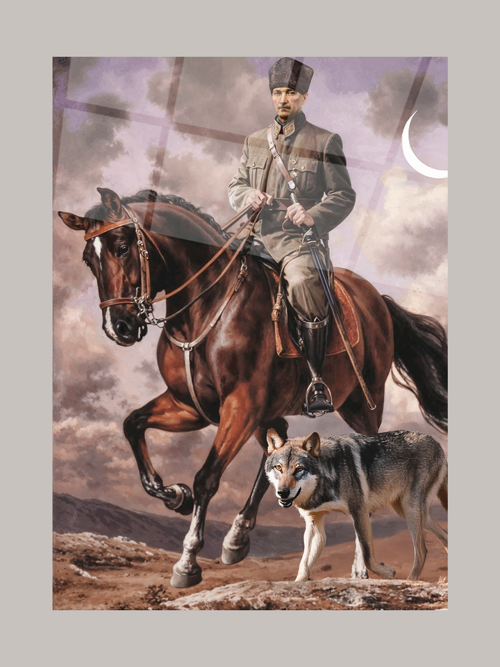 Atatürk Cam Tablo -Atatürk-17