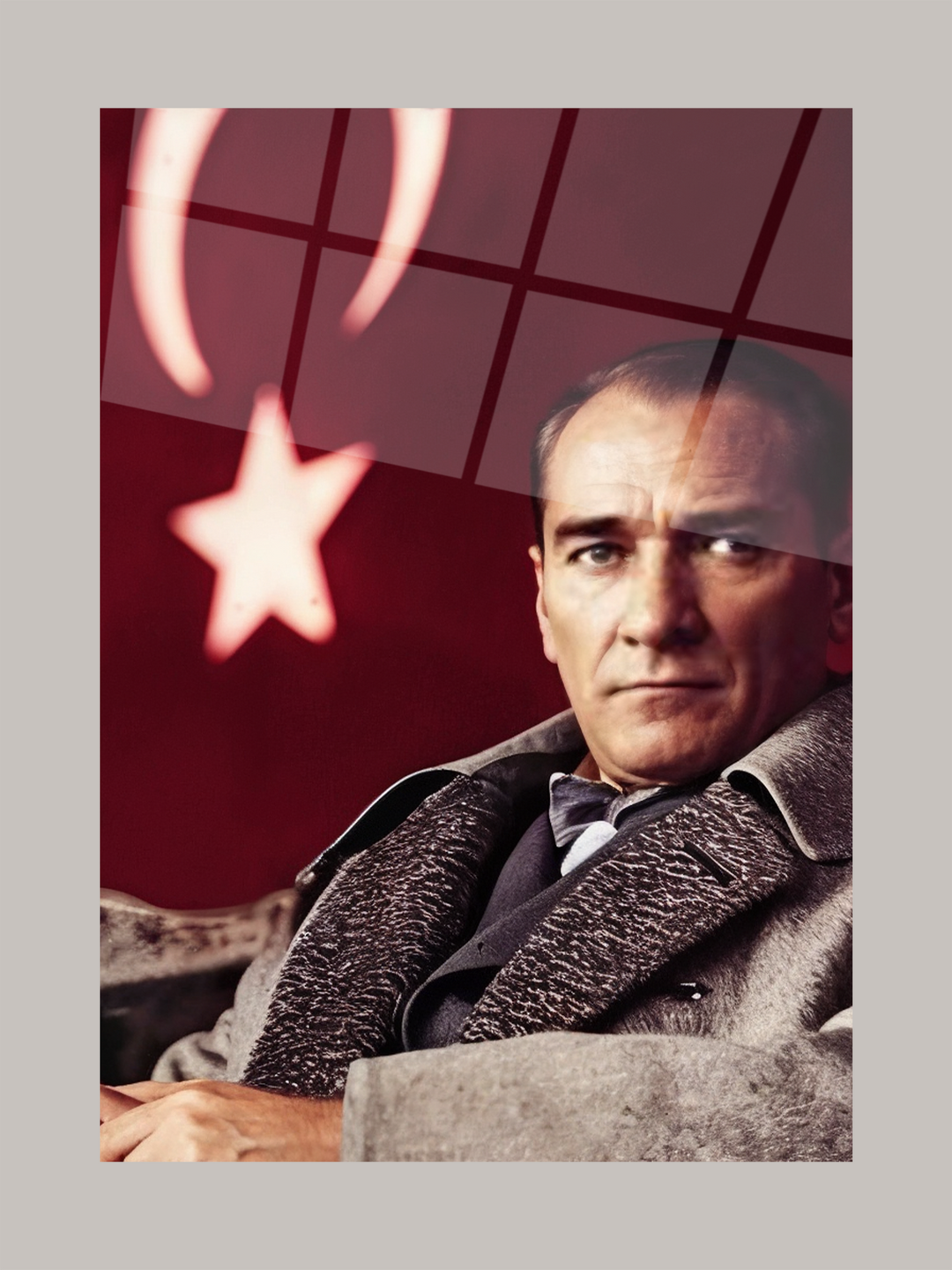 Atatürk Cam Tablo -Atatürk-15