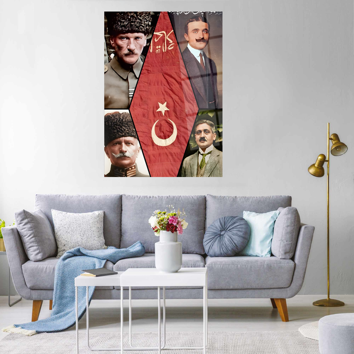 Atatürk Cam Tablo -Atatürk-8