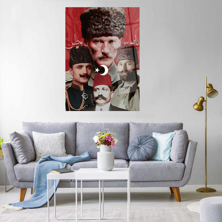 Atatürk Cam Tablo -Atatürk-11