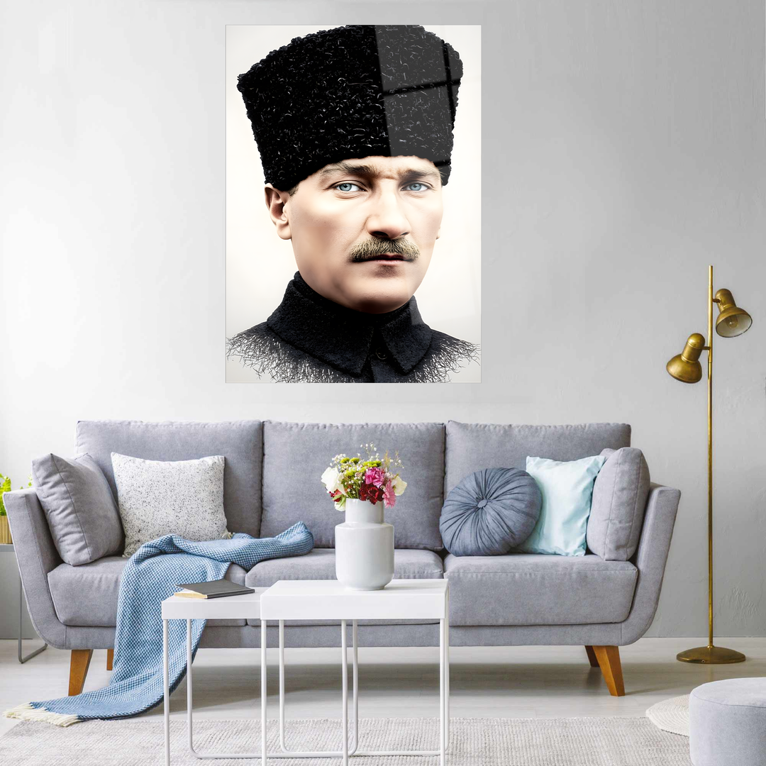 Atatürk Cam Tablo -Atatürk-13