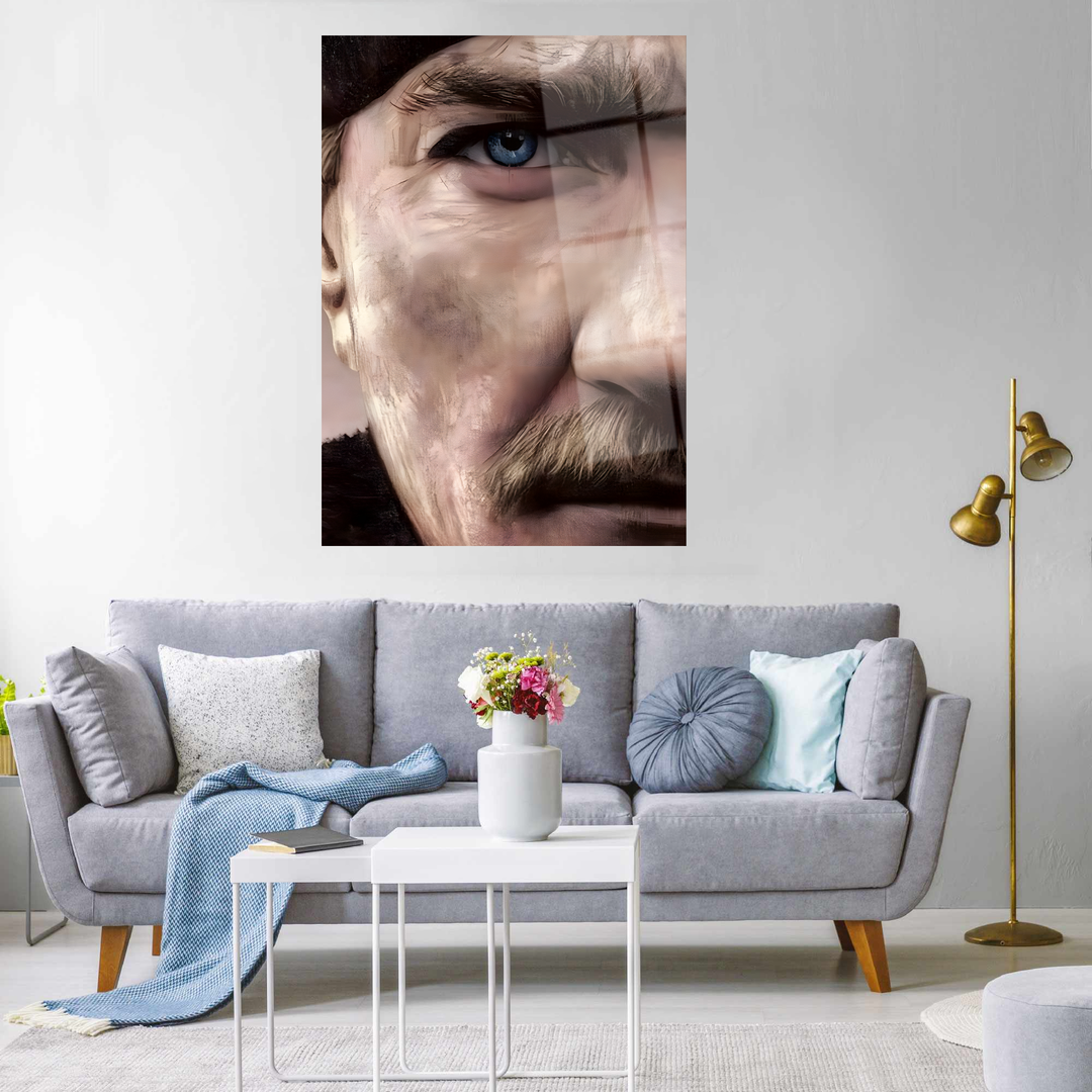 Atatürk Cam Tablo -Atatürk-7