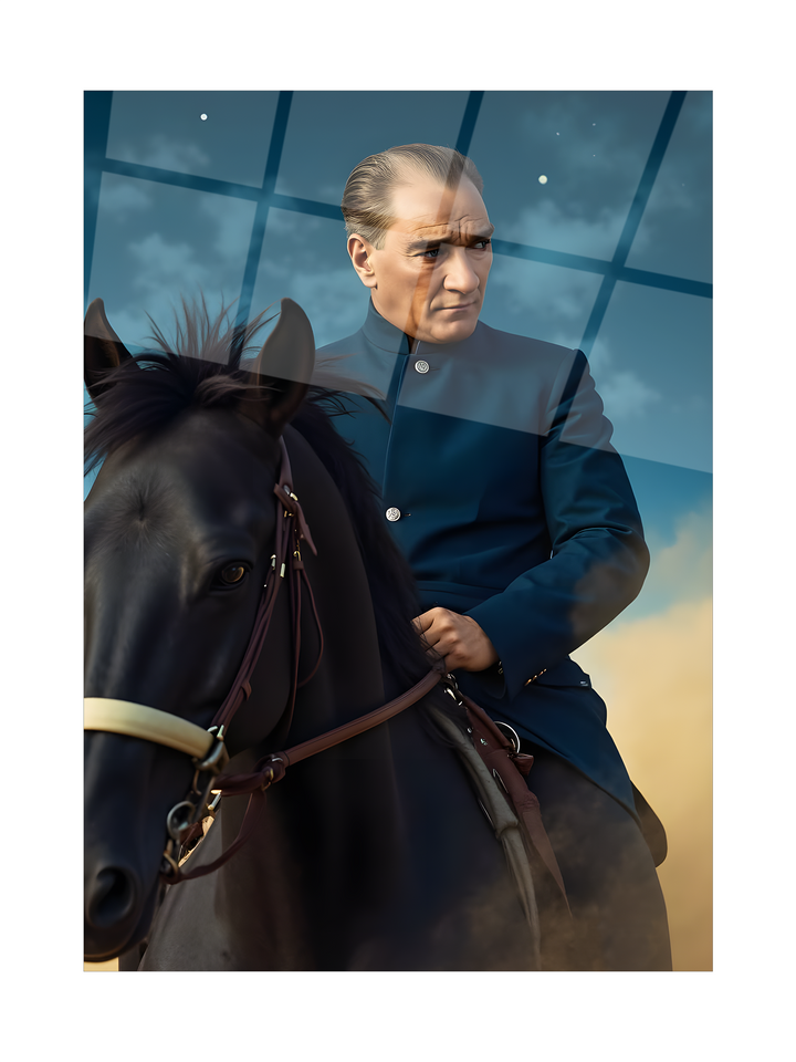 Atatürk Cam Tablo -Atatürk-14