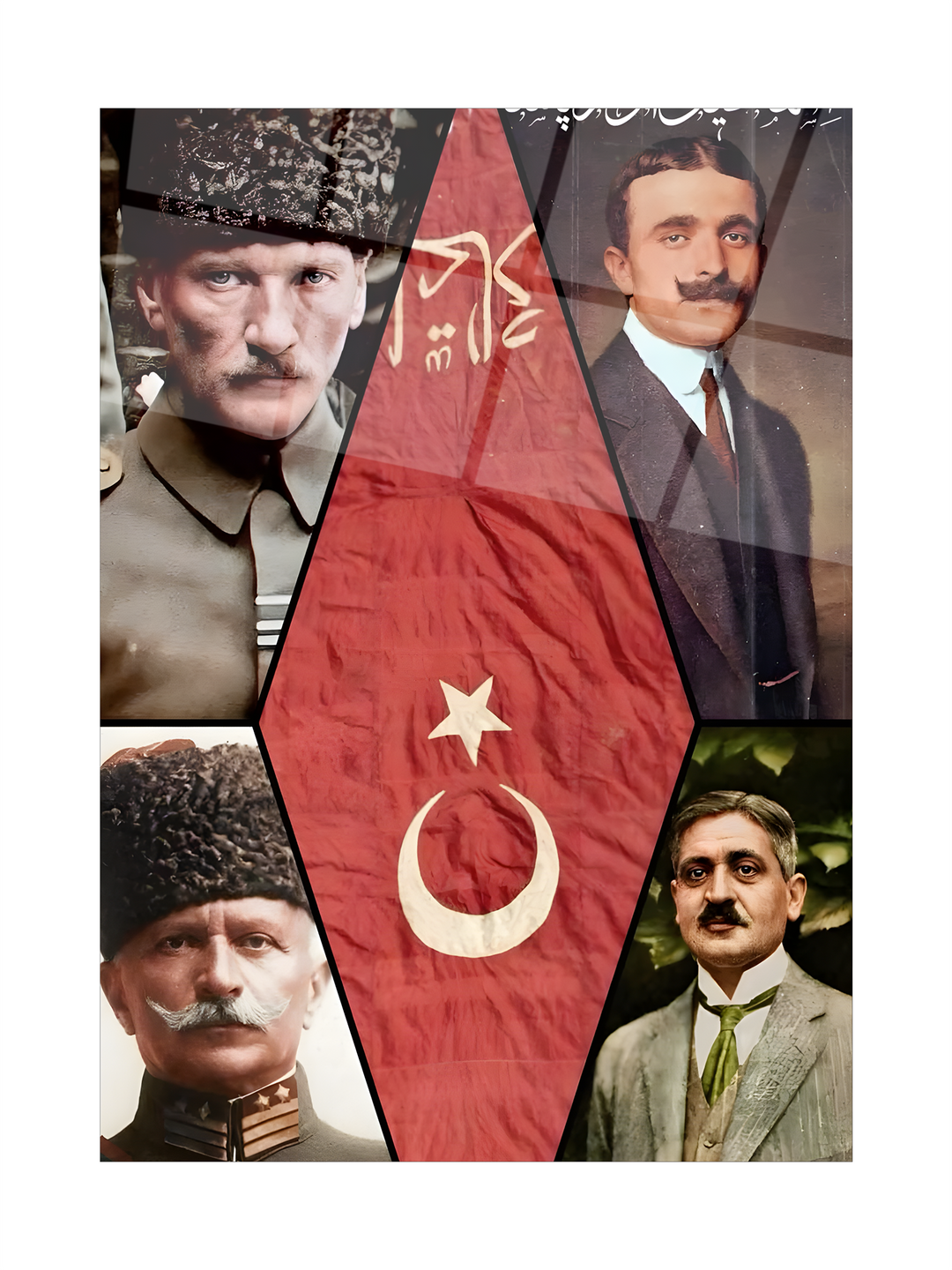 Atatürk Cam Tablo -Atatürk-8