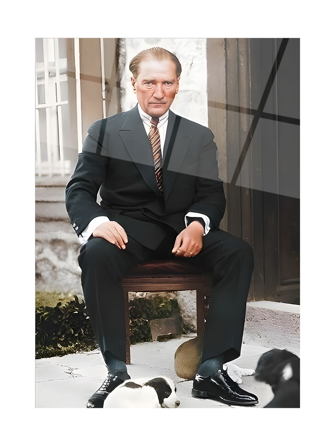 Atatürk Cam Tablo -Atatürk-4