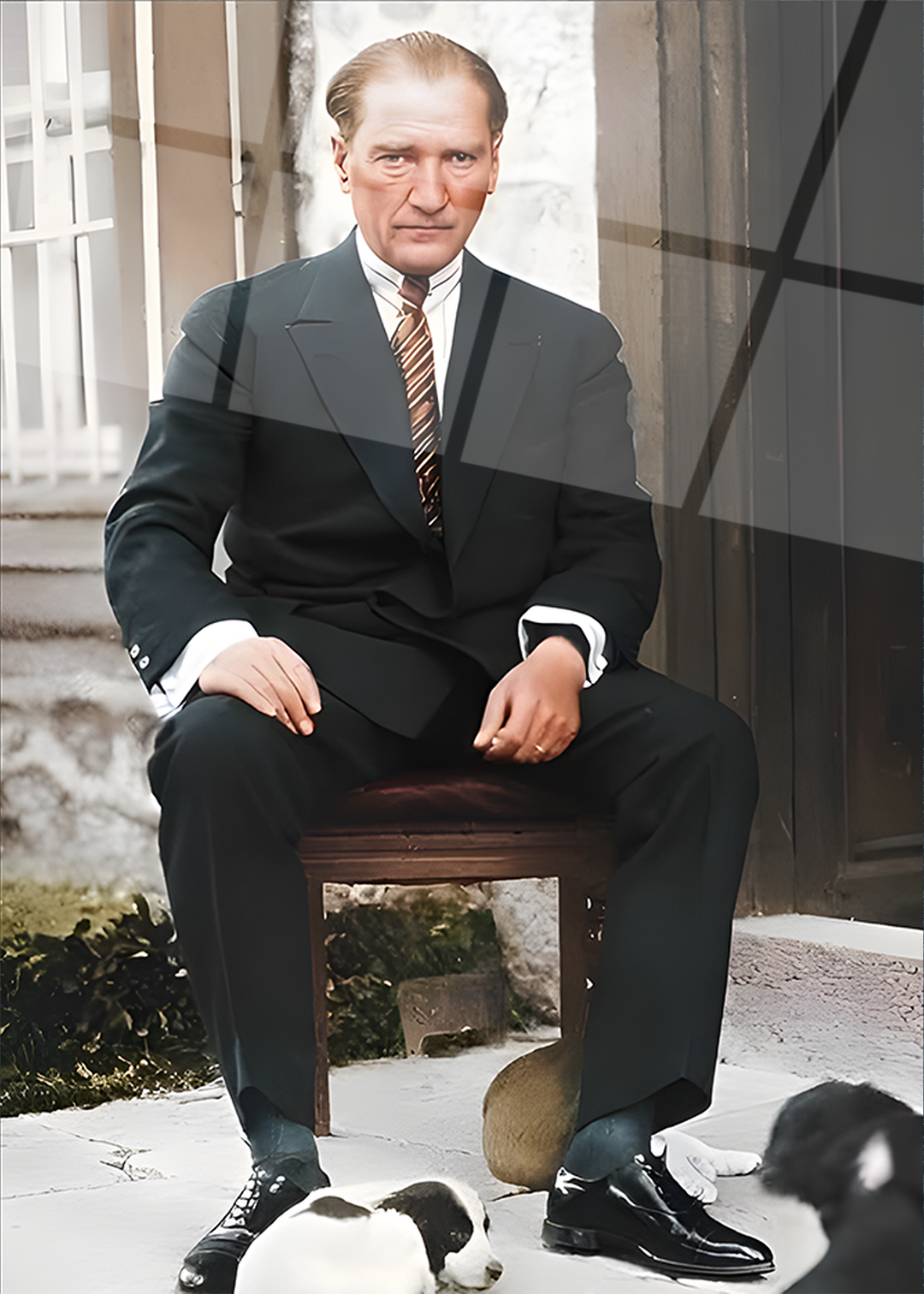 Atatürk Cam Tablo -Atatürk-4