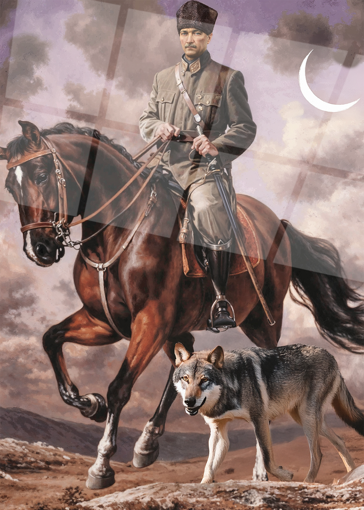 Atatürk Cam Tablo -Atatürk-17