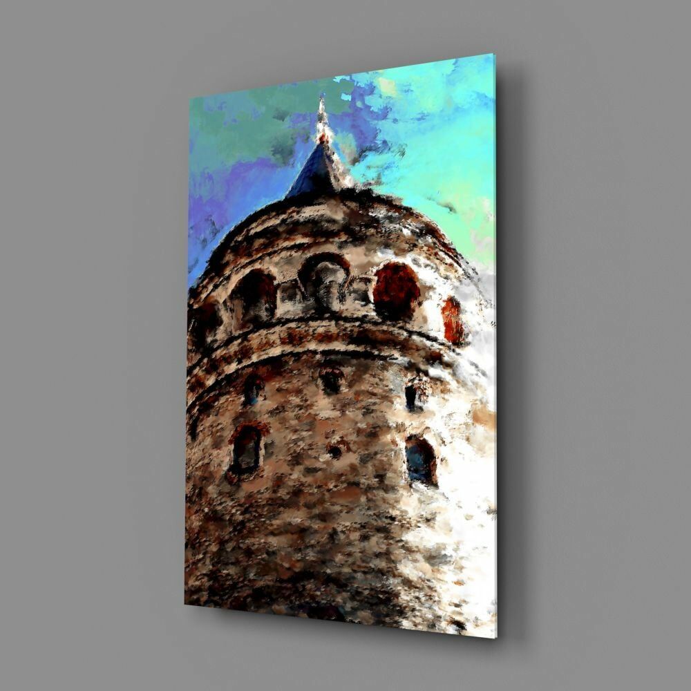 Galata Kulesi Cam Tablo