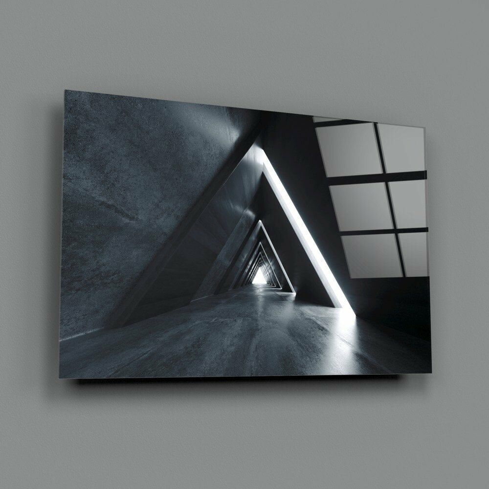 Geometrik Yapılar Cam Tablo