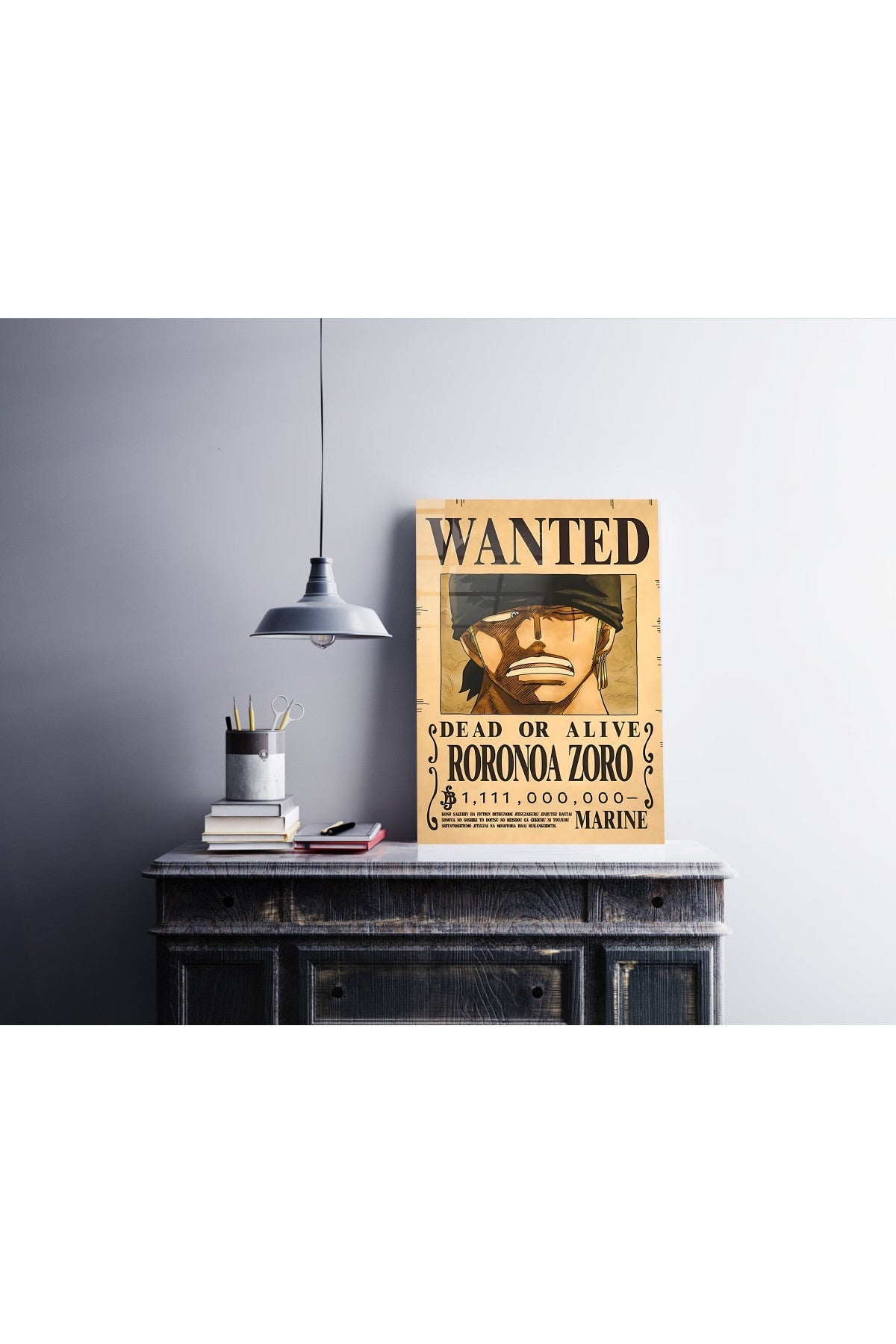 WANTED様専 Roronoa Zoro Wanted One Piece – Binlerce Tablo