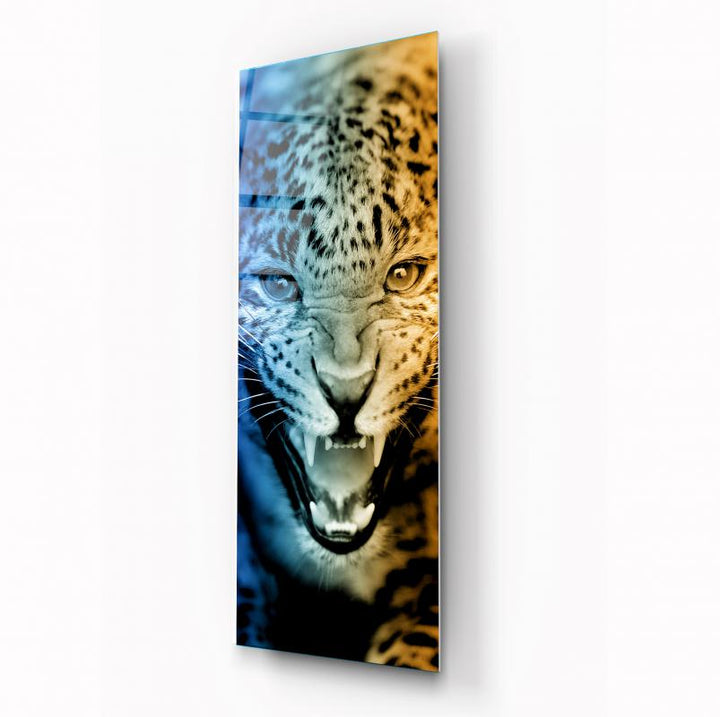 Leopar Panoramik Cam Tablo