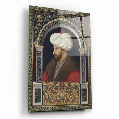 Fatih Sultan Mehmed Han Cam Tablo