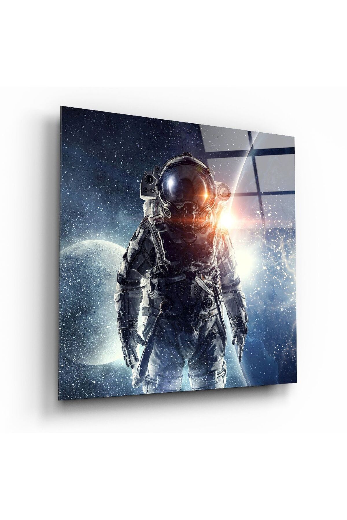 Astronot Cam Tablo | Hediyelik, Dekoratif, Ofis, Mutfak
