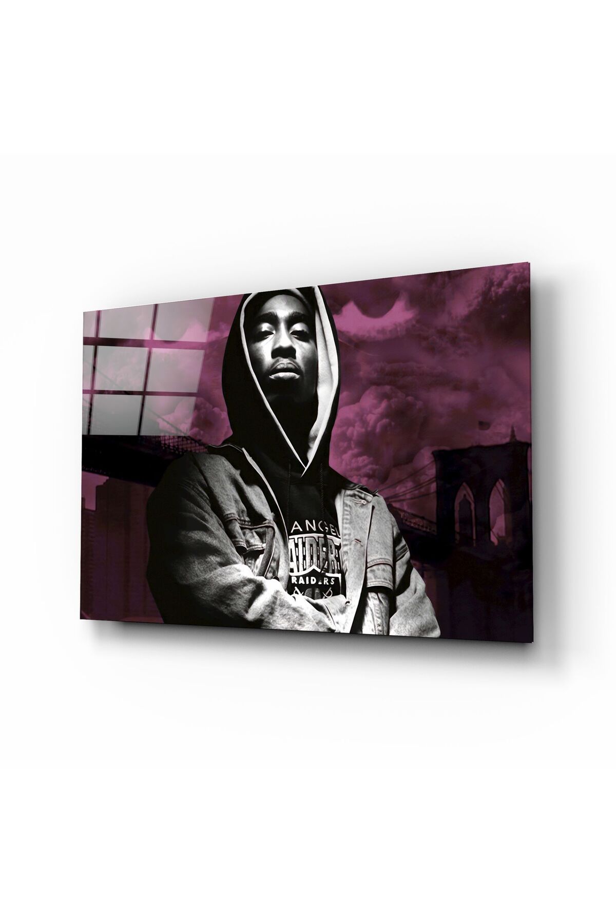 Tupac Shakur Cam Tablo | Hediyelik, Dekoratif, Ofis, Mutfak