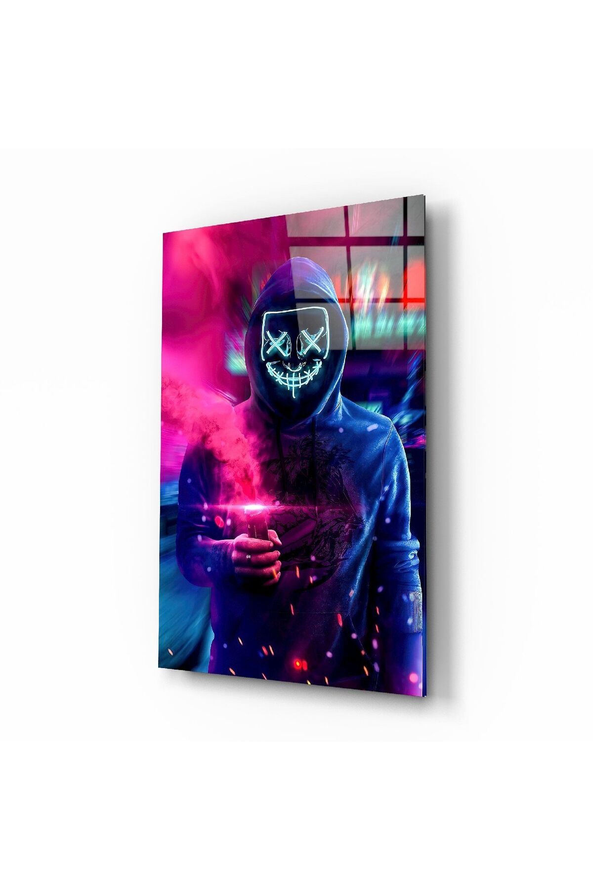Neon Protesto Cam Tablo | Hediyelik, Dekoratif, Ofis, Mutfak