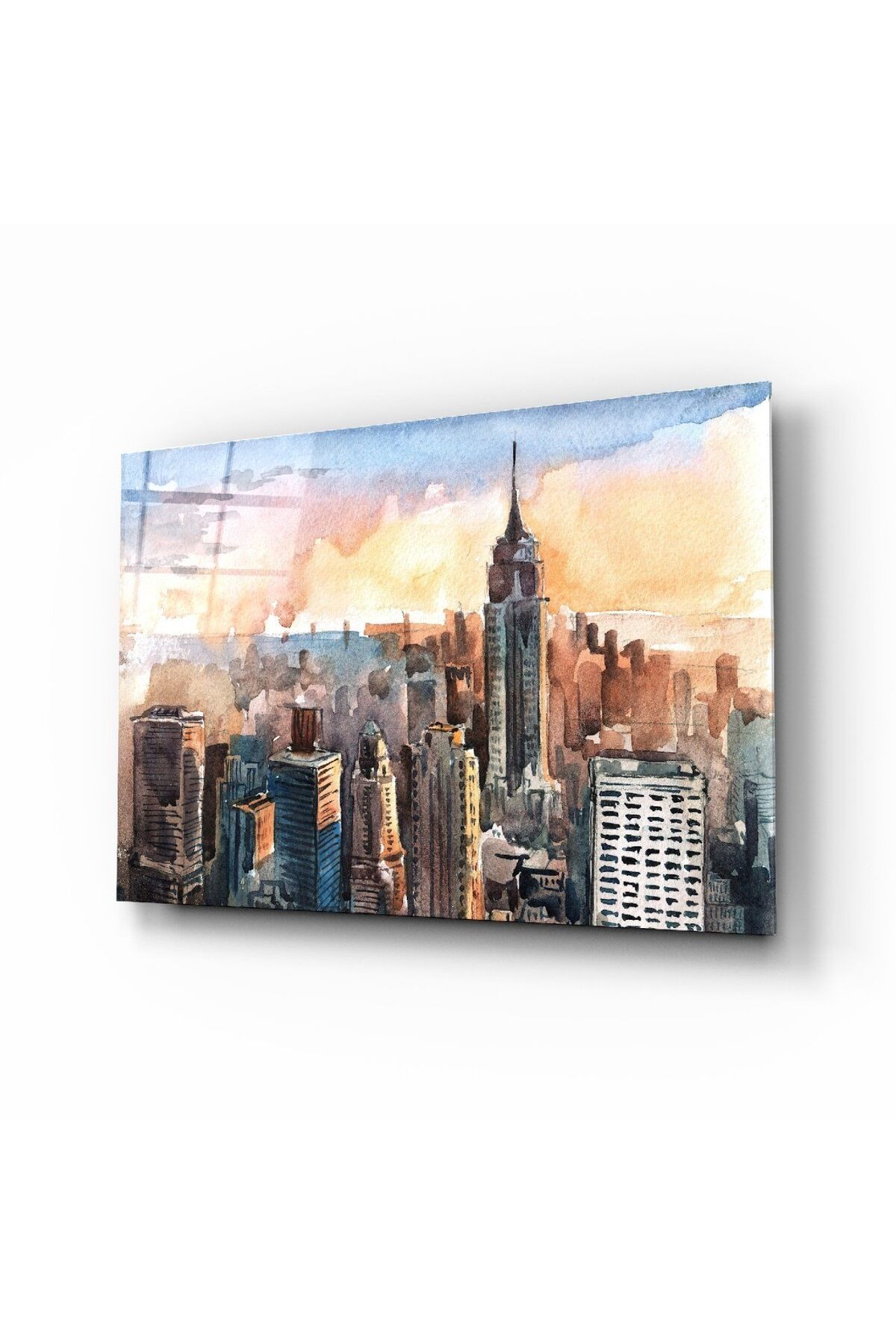 New York City Cam Tablo | Hediyelik, Dekoratif, Ofis, Mutfak