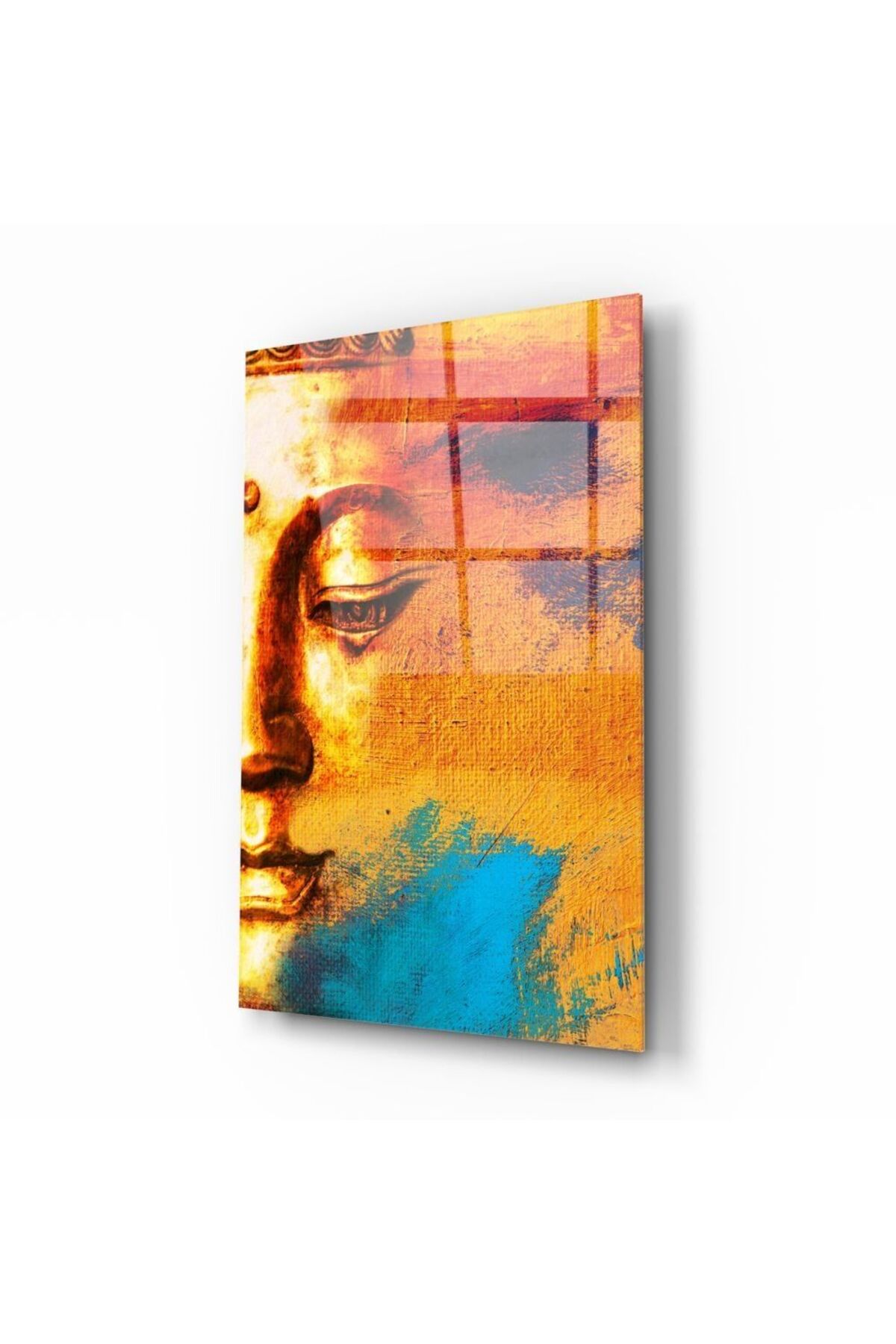 Buddha Portre Cam Tablo | Hediyelik, Dekoratif, Ofis, Mutfak