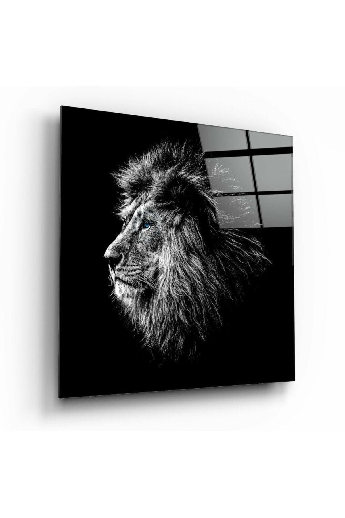 Aslan Cam Tablo No:3005 | Hediyelik, Dekoratif, Ofis, Mutfak