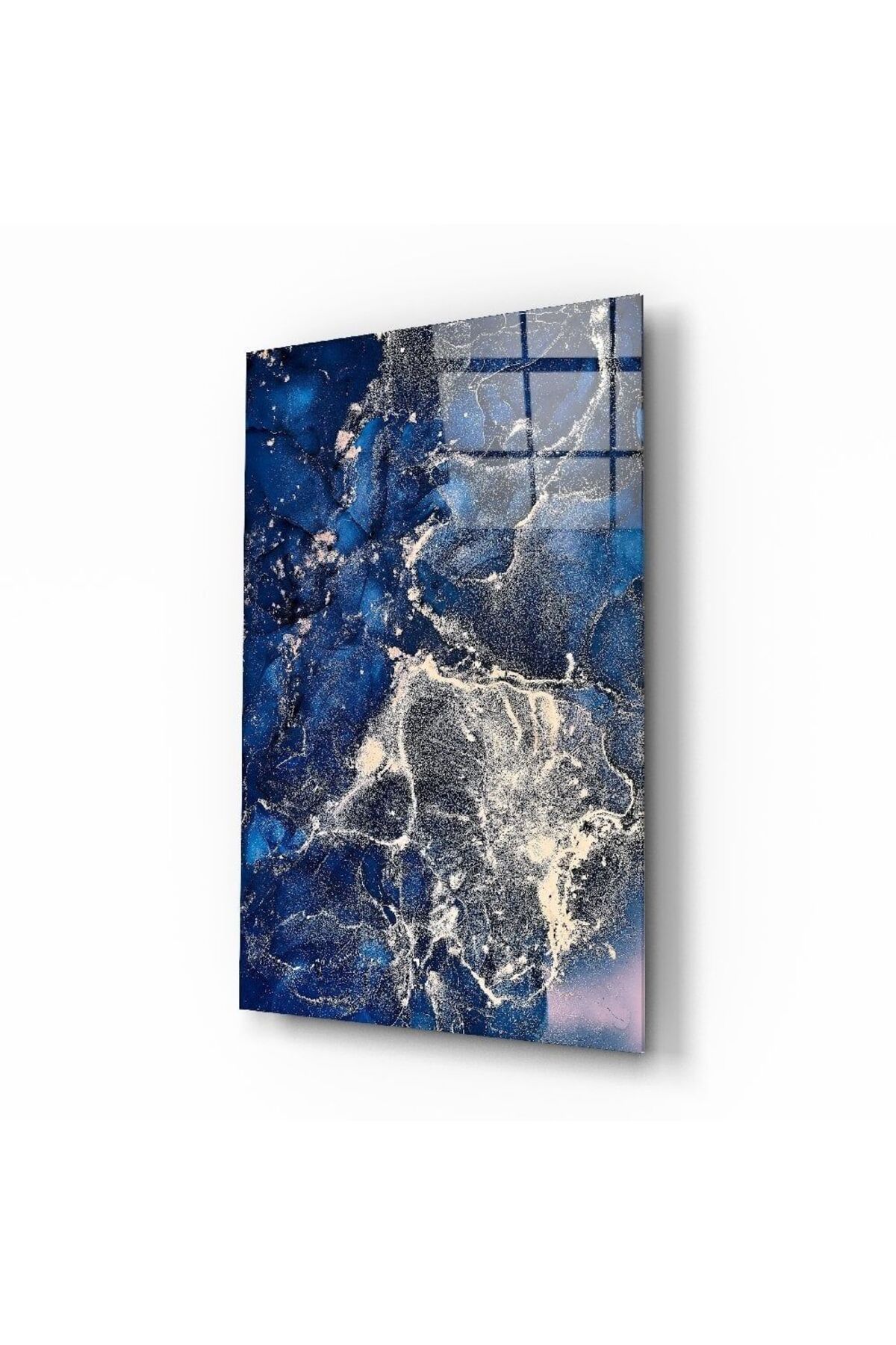 Soyut Derinlik Cam Tablo No:2020 | Hediyelik, Dekoratif, Ofis, Mutfak
