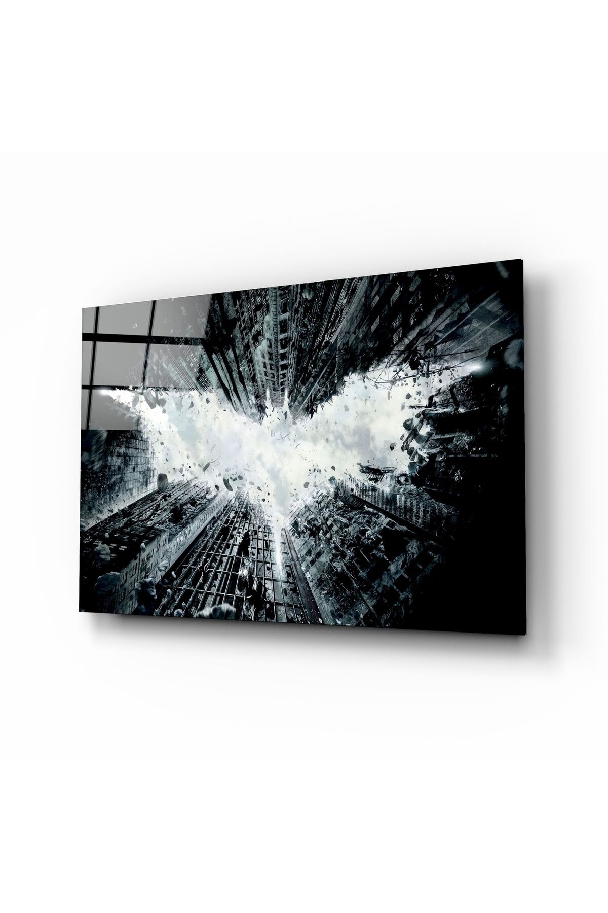Batman ve Gotham City Cam Tablo | Hediyelik, Dekoratif, Ofis, Mutfak