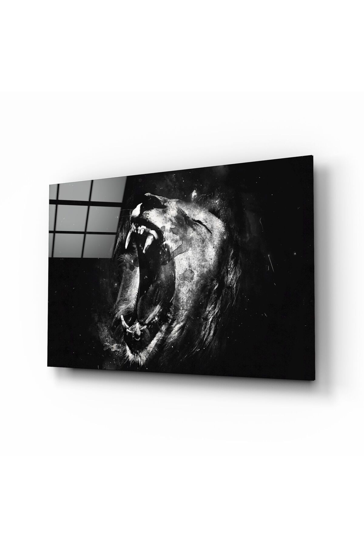 Aslan Cam Tablo | Hediyelik, Dekoratif, Ofis, Mutfak