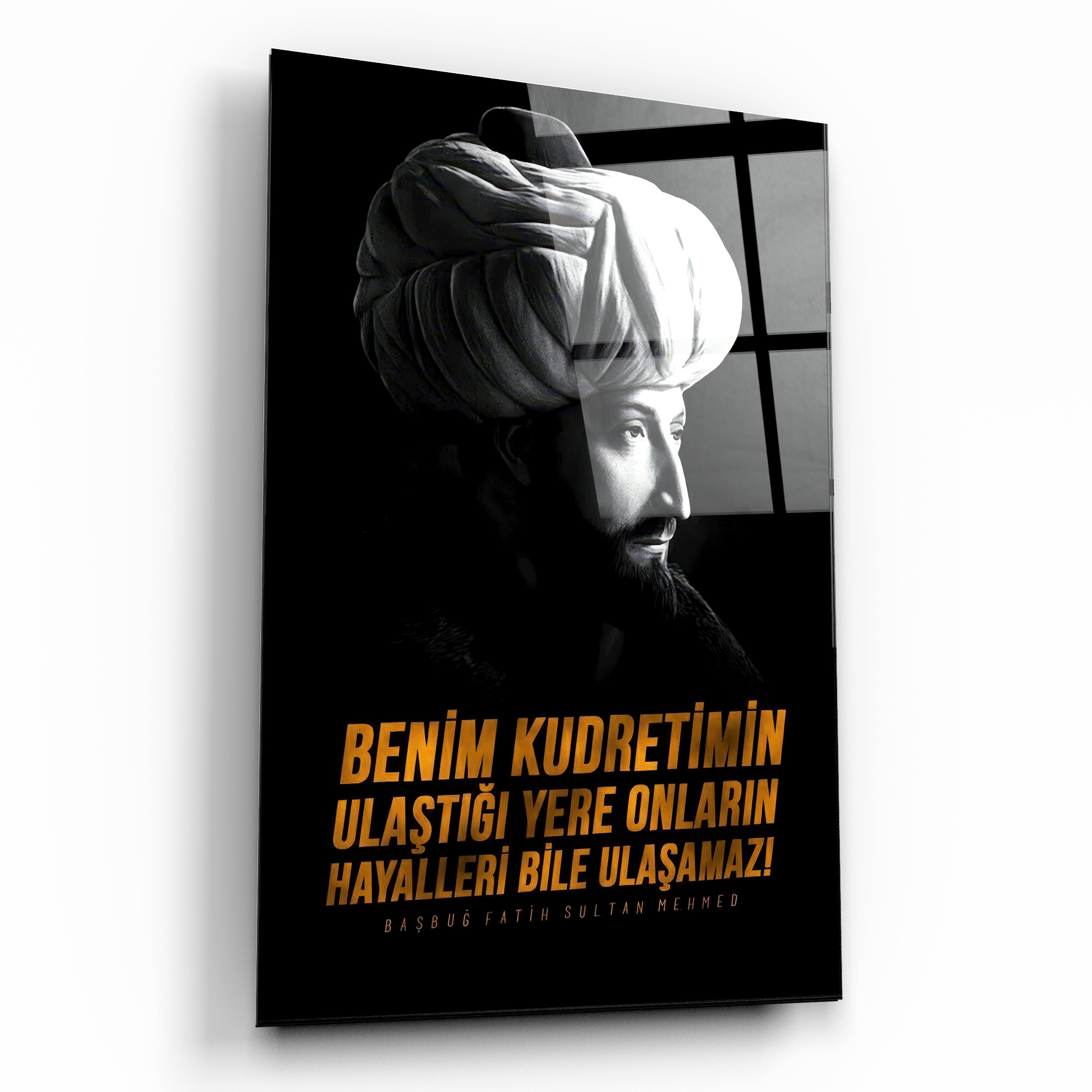Fatih Sultan Mehmed Cam Tablo