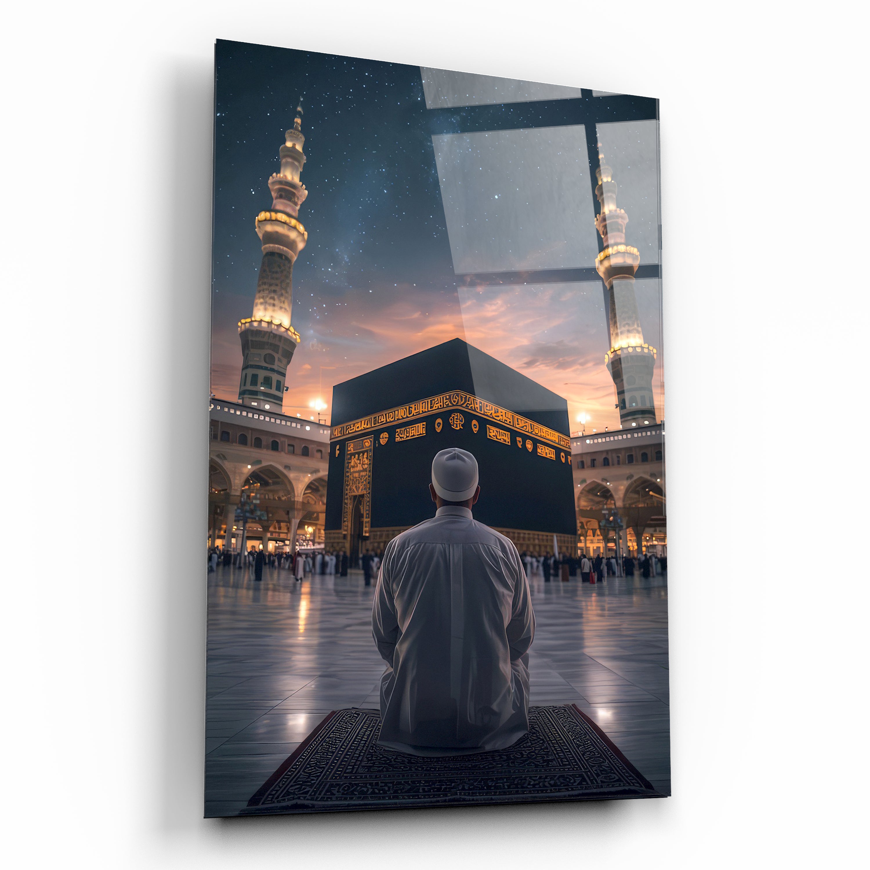 Kabe Manzarası Cam Tablo
